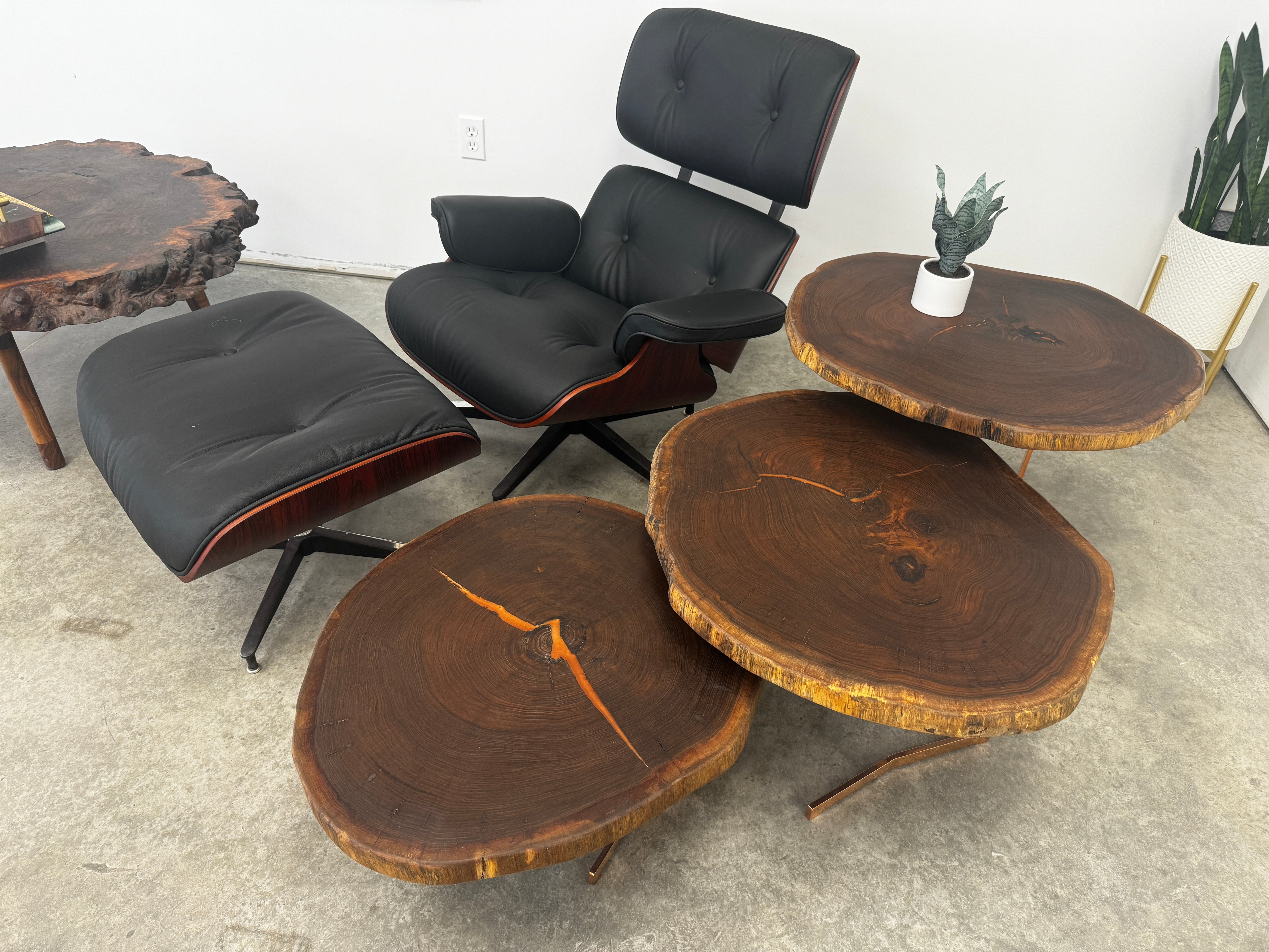 Black Walnut Nesting Side Tables