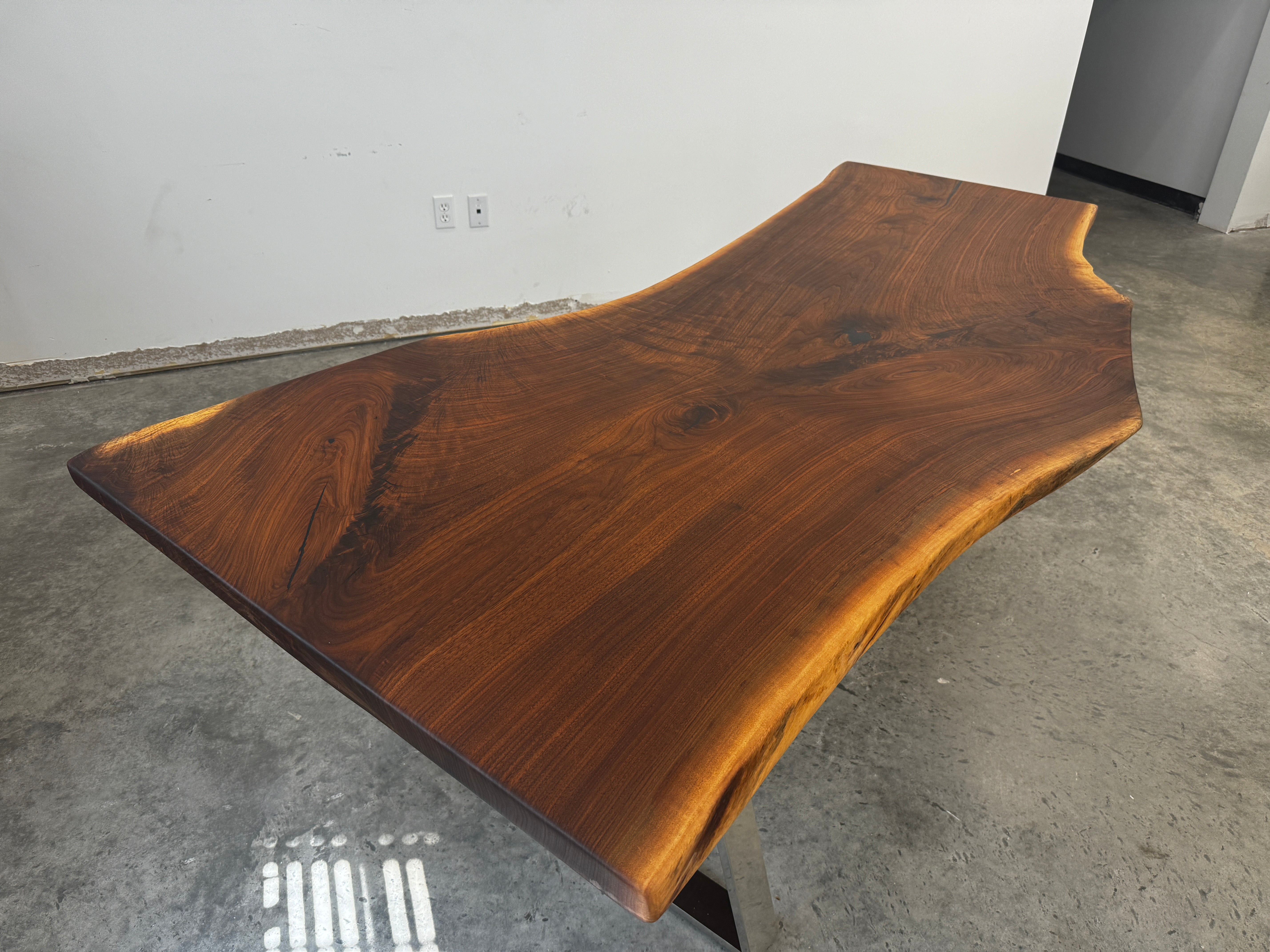 Live Edge Walnut Slab Desk