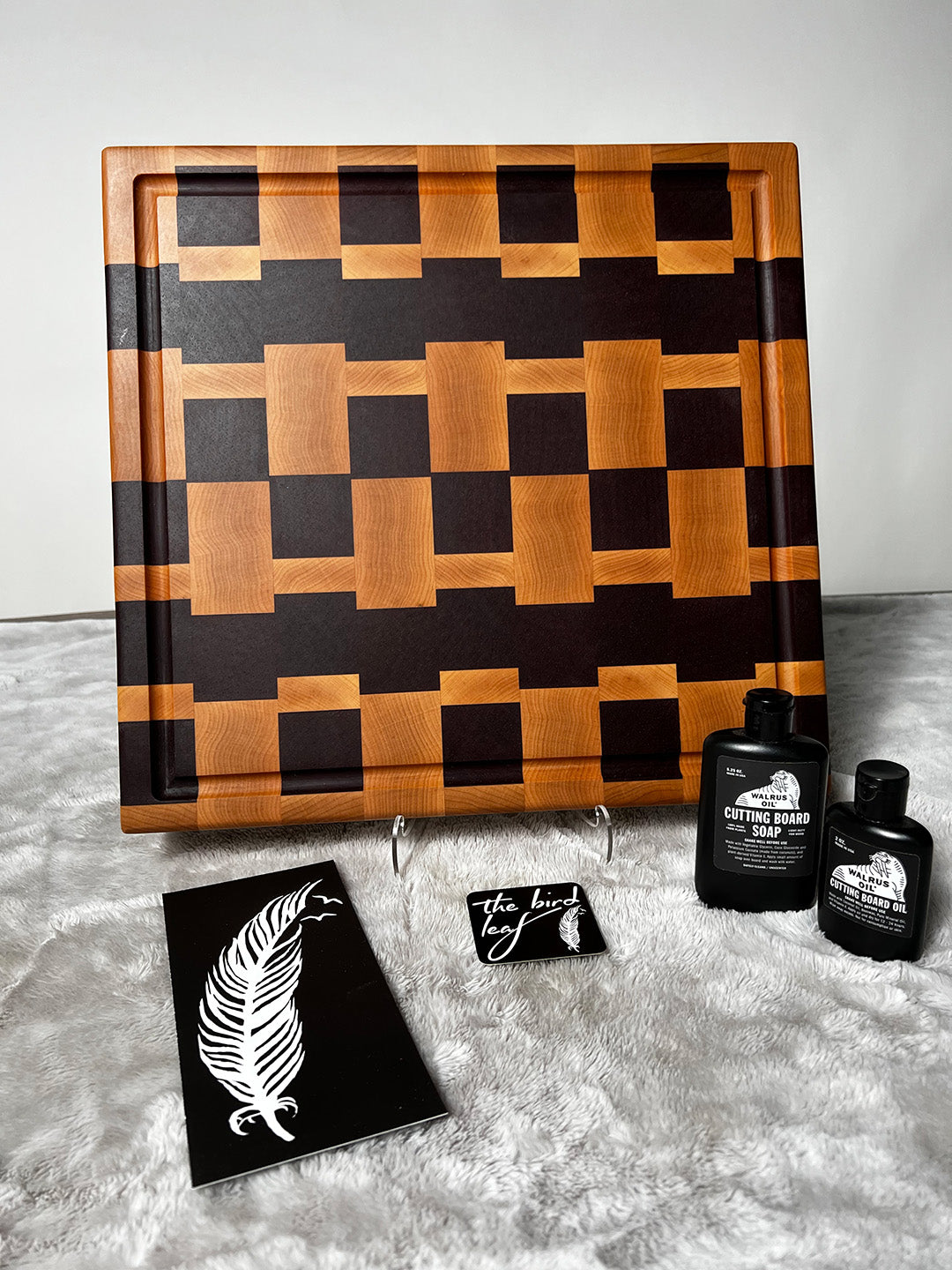 Padauk & Hard Maple End Grain Cutting Board