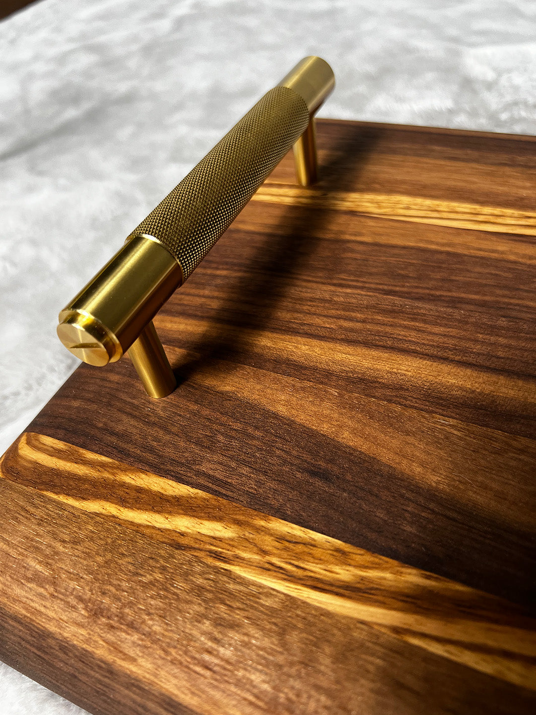 Zebrawood & Walnut Serving Tray Zebrawood & Walnut Serving Tray