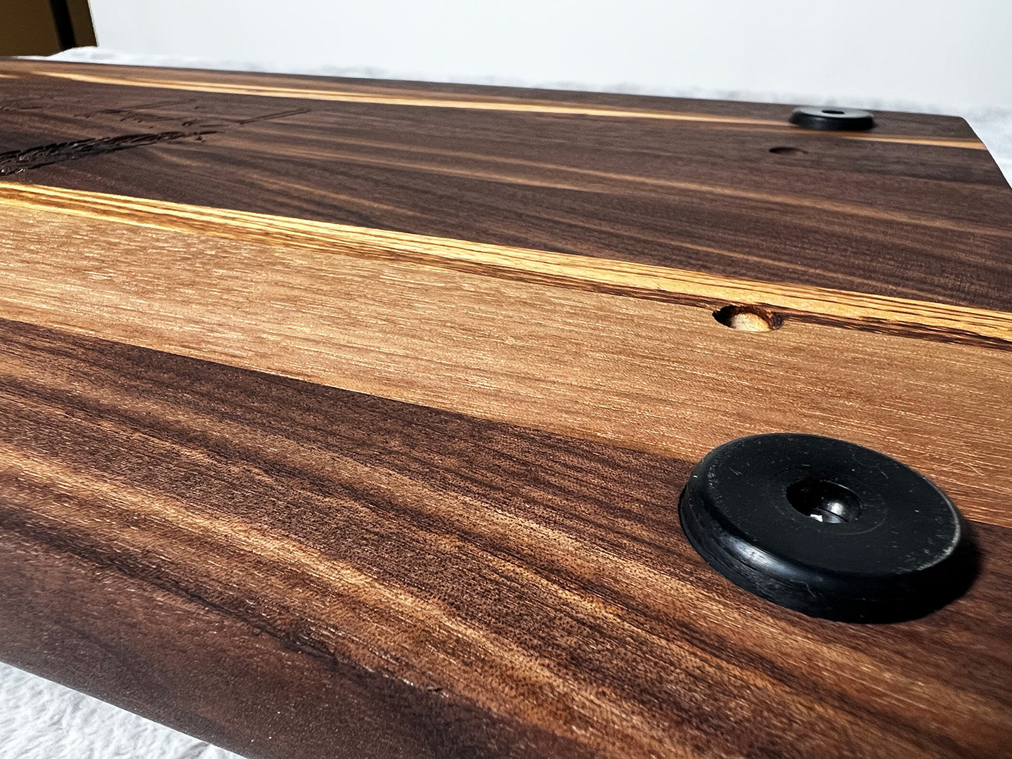 Zebrawood & Walnut Serving Tray